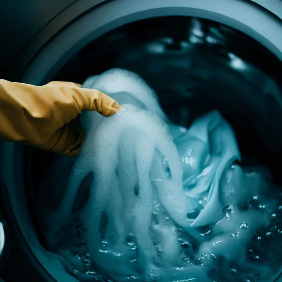 Curățare mașină de spălat rufe cu clor