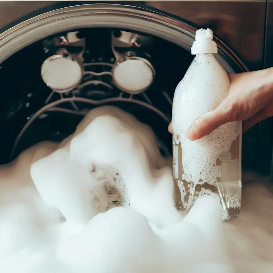 Curățare mașină de spălat rufe cu oțet și bicarbonat
