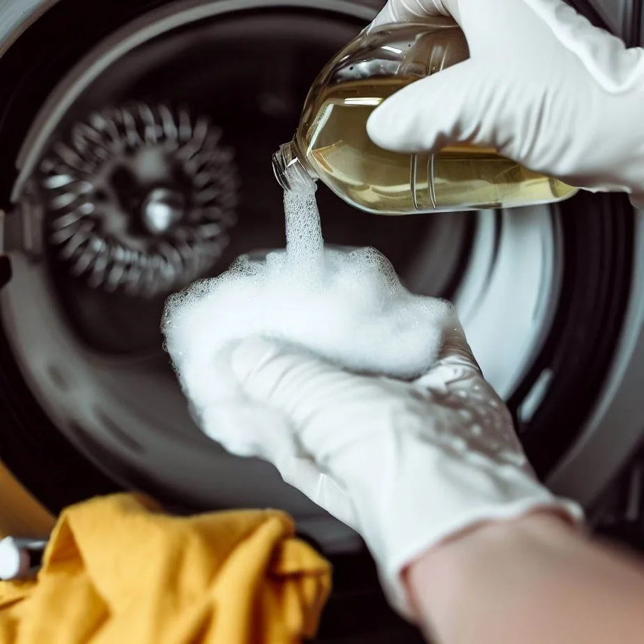 Curățarea mașinii de spălat cu oțet și bicarbonat